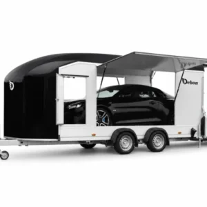 Kofferanhänger Roadster 3500 kg Schwarz – DEBON