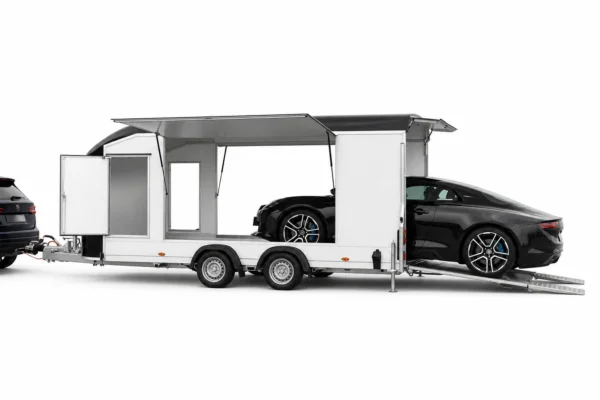 Kofferanhänger Roadster 3500 kg Schwarz – DEBON – Bild 2