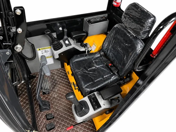 Set Minibagger TERRA CS28.R + Maschinenanhänger Saris Magnum 3.500 kg – Bild 2