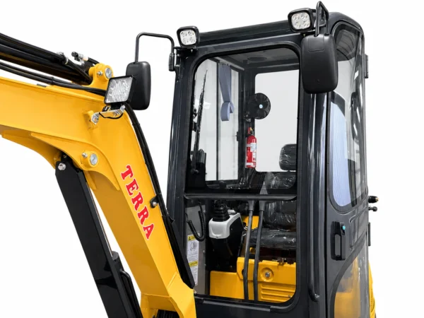 Set Minibagger TERRA CS28.R + Maschinenanhänger Saris Magnum 3.500 kg – Bild 4