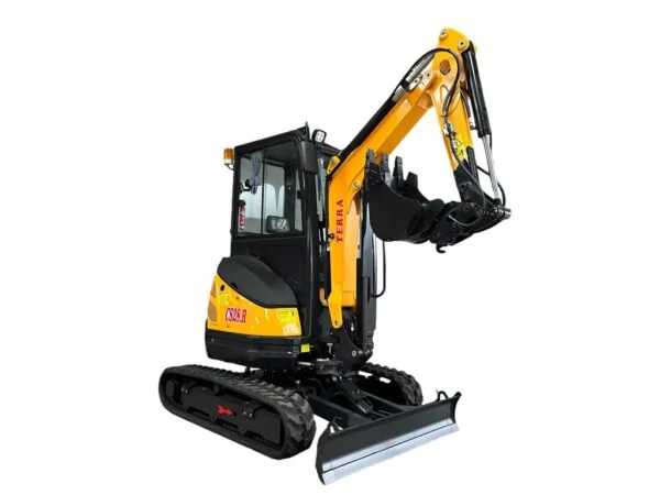 Set Minibagger TERRA CS28.R + Maschinenanhänger Saris Magnum 3.500 kg – Bild 6