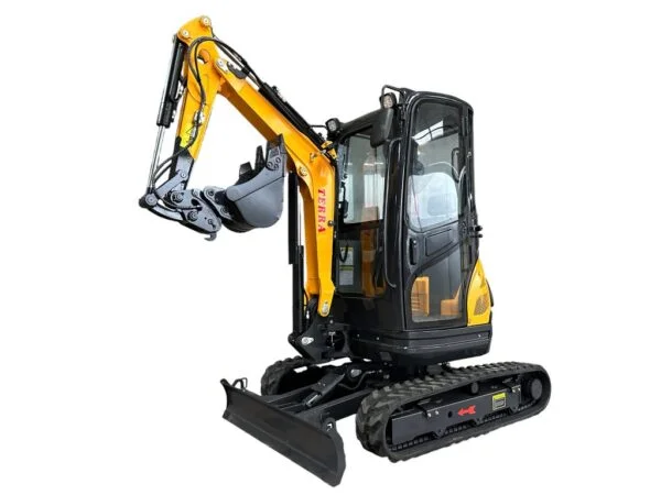 Set Minibagger TERRA CS28.R + Maschinenanhänger Saris Magnum 3.500 kg – Bild 8