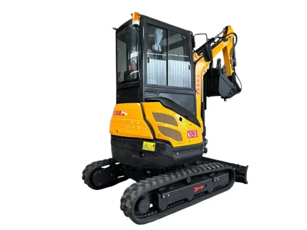Set Minibagger TERRA CS28.R + Maschinenanhänger Saris Magnum 3.500 kg – Bild 10