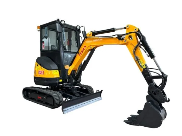 Set Minibagger TERRA CS28.R + Maschinenanhänger Saris Magnum 3.500 kg – Bild 11