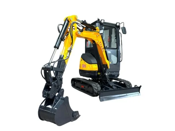 Set Minibagger TERRA CS28.R + Maschinenanhänger Saris Magnum 3.500 kg – Bild 12