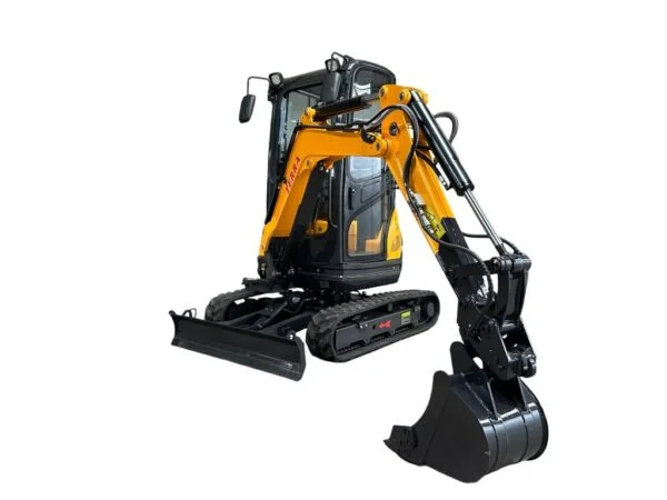 Set Minibagger TERRA CS28.R + Maschinenanhänger Saris Magnum 3.500 kg – Bild 13