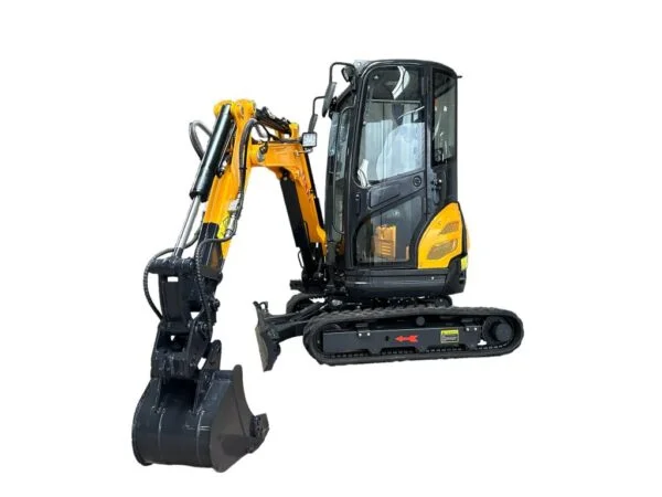 Set Minibagger TERRA CS28.R + Maschinenanhänger Saris Magnum 3.500 kg – Bild 14