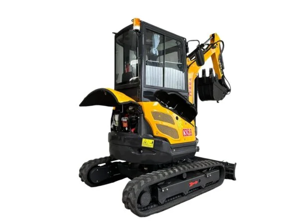 Set Minibagger TERRA CS28.R + Maschinenanhänger Saris Magnum 3.500 kg – Bild 16