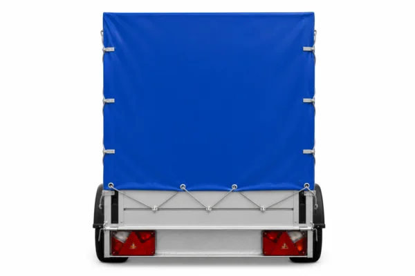 PKW Anhänger Tieflader Alu GT 500 kg, Ladefläche 1,51 x 1,01 m + Aktionsplane 120 – Bild 4
