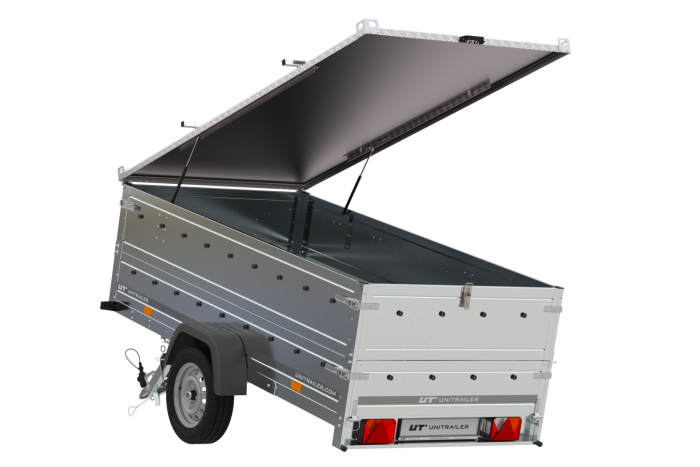 Anhänger GARDEN TRAILER 264 KIPP mit Bordwandaufsatz und Aludeckel – Bild 2