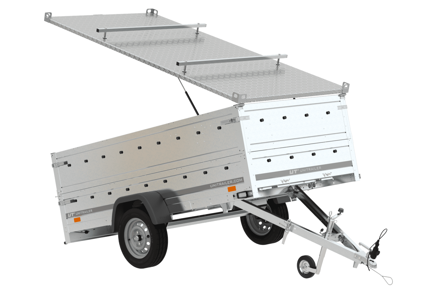 Anhänger GARDEN TRAILER 264 KIPP mit Bordwandaufsatz und Aludeckel – Bild 3