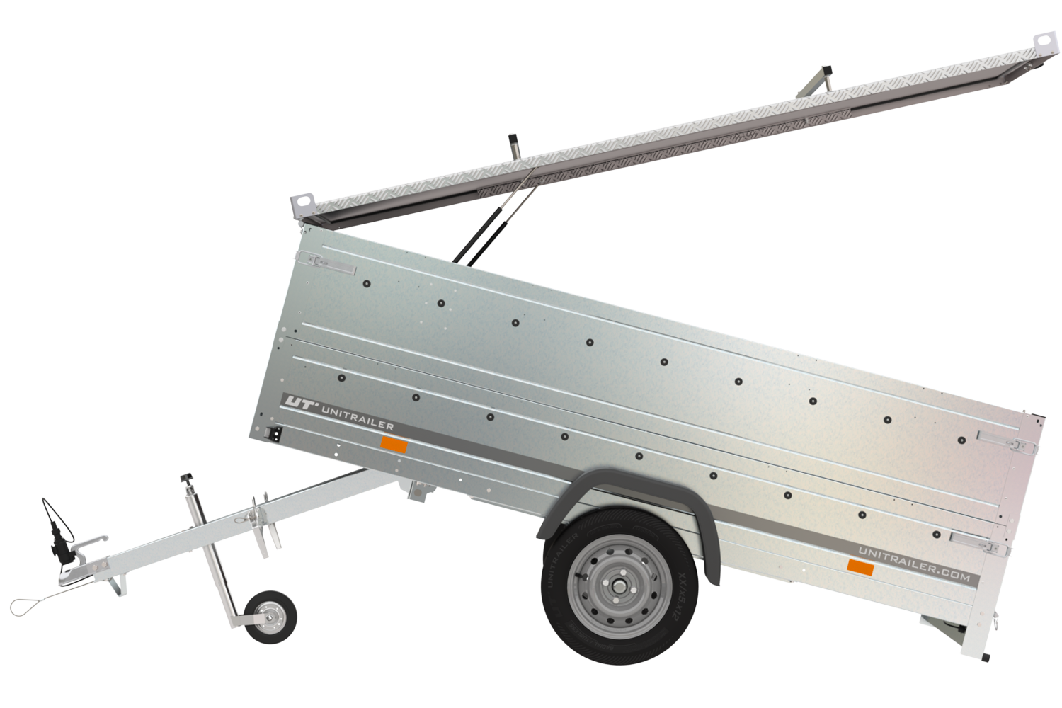 Anhänger GARDEN TRAILER 264 KIPP mit Bordwandaufsatz und Aludeckel – Bild 5
