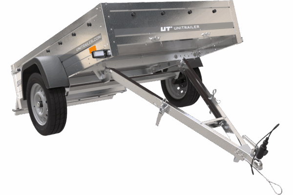 Transport Anhänger 230×125 Garden Trailer 230 KIPP Unitrailer 750 kg-Neu