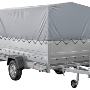 Kfz Anhänger mit Plane GARDEN TRAILER 264 KIPP [mit Stützrad, zusätzlichen Bordwänden, Hochplane und Hochspriegel]