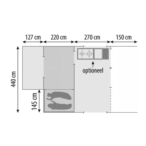 Faltcaravan Malawi fur 2–4 Personen – CABANON – Bild 7