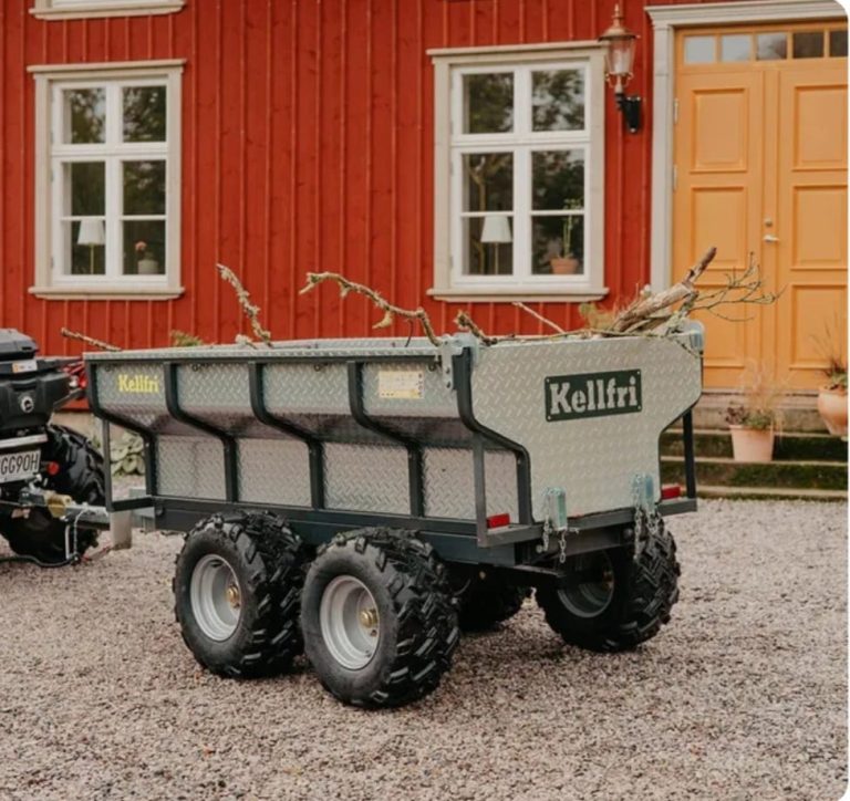 Kippanhänger Quad 1420 kg mit elektrohydraulischer Kippfunktion Kellfri – Bild 2