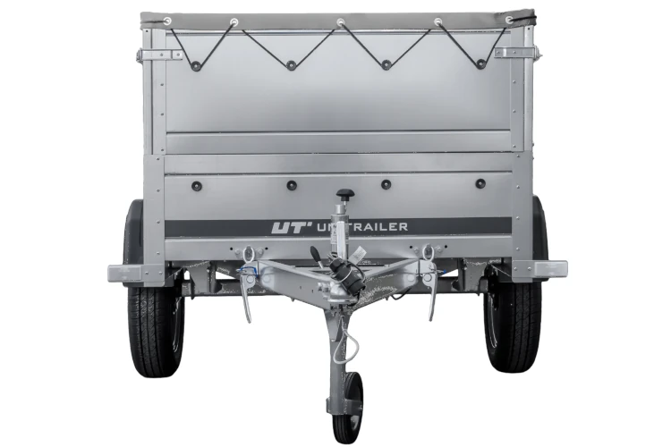 Kippbarer Pkw Anhänger GARDEN TRAILER 200 KIPP mit zusätzlichen Bordwänden, Stützrad und Flachplane