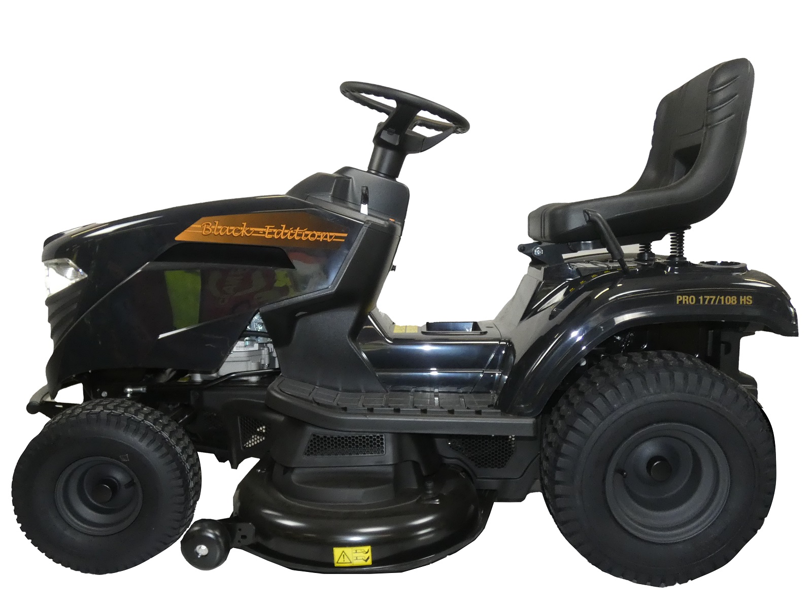 Black Edition Stiga Rasentraktor PRO 177/108 HS mit Winterpaket 110 Plus – Bild 4