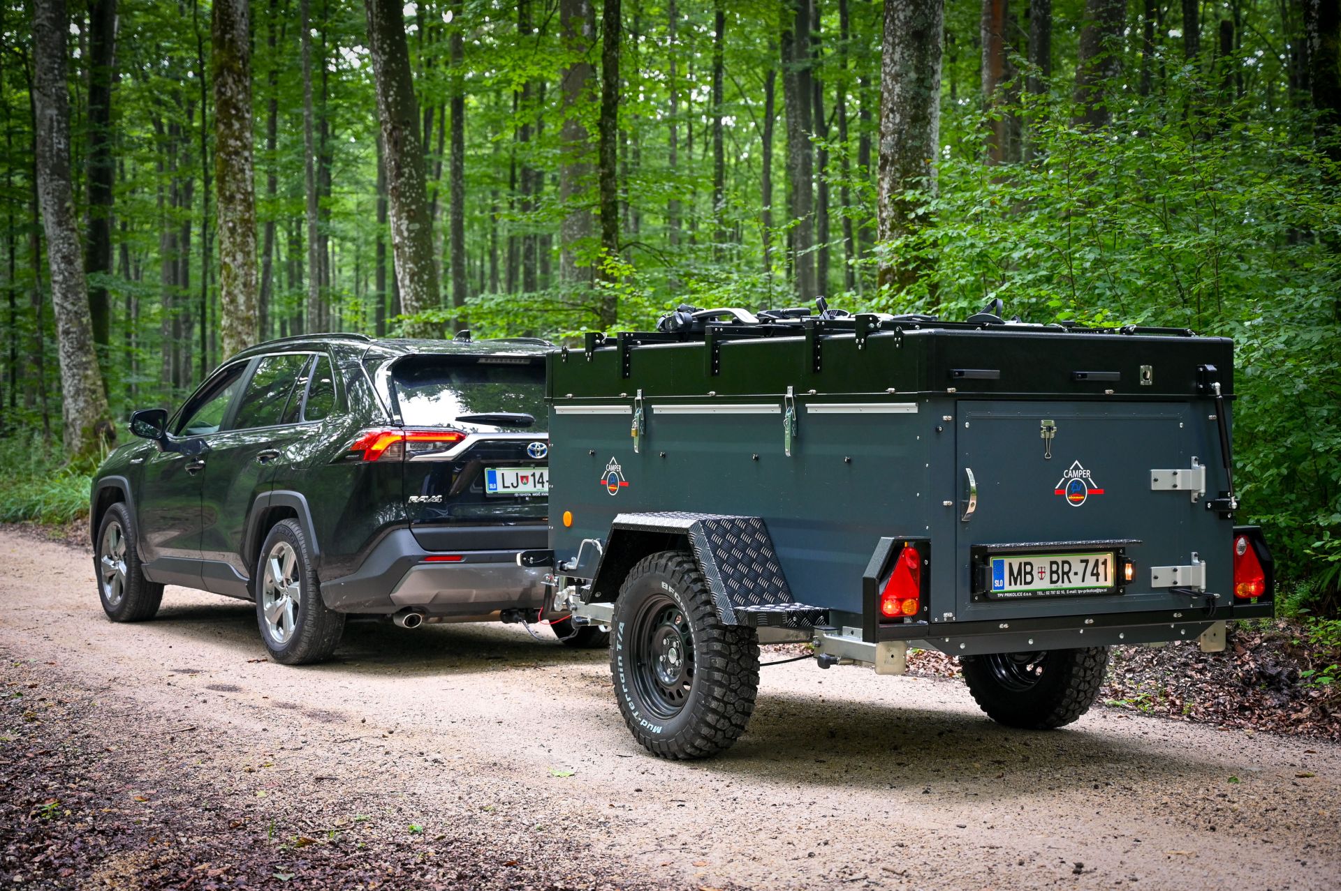 TPV Offroad-Campinganhänger KT-EB3 Offroad-Camper 2.0 1300kg Gebremst + Vorzelt und Sonnendach – Bild 4