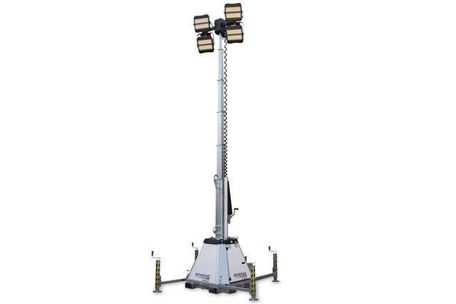 PRAMAC / Generac CTF 10 elektrischbetriebener Lichtmast – Bild 3