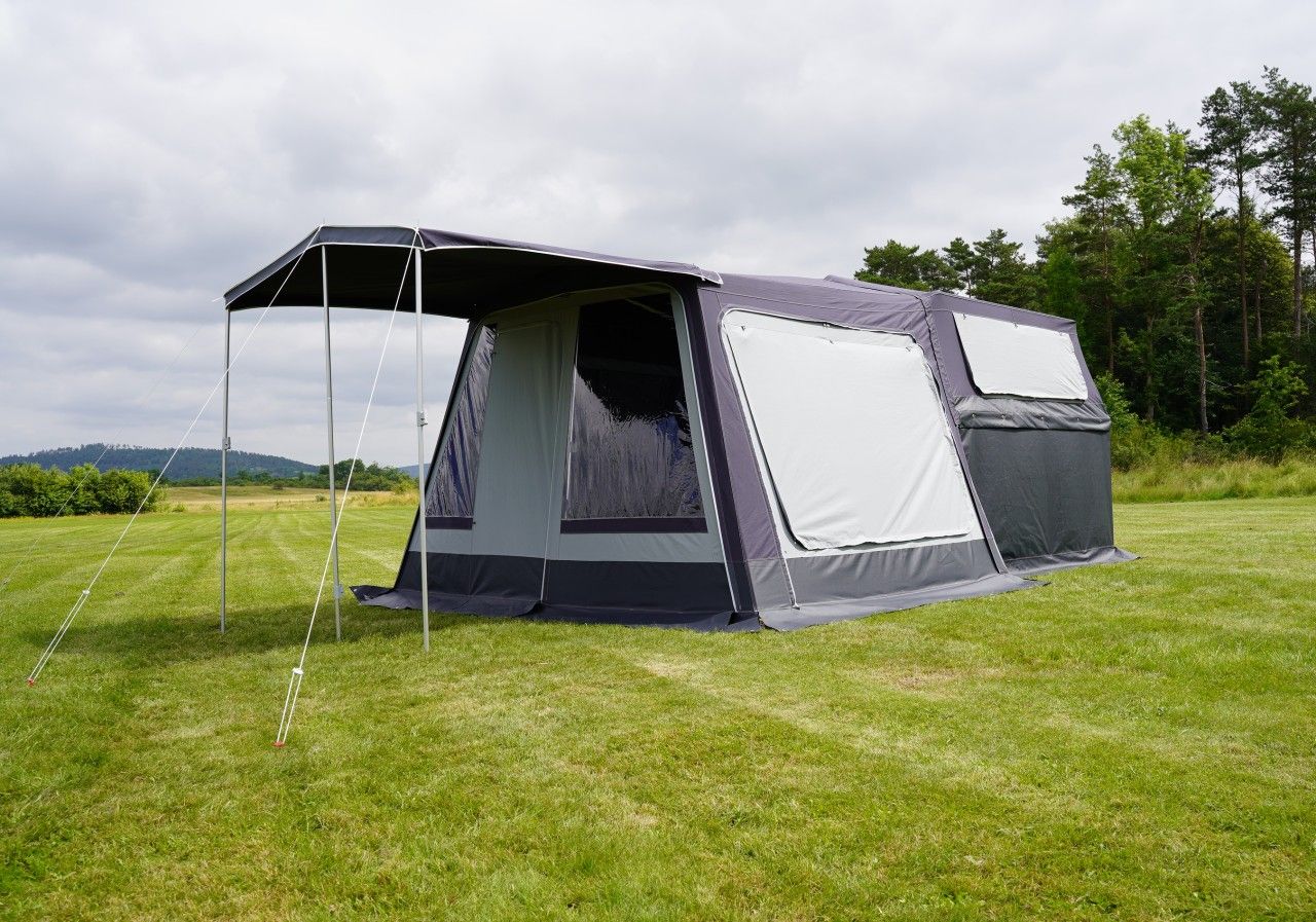 TPV Offroad-Campinganhänger KT-EB3 Offroad-Camper 2.0 1300kg Gebremst + Vorzelt und Sonnendach