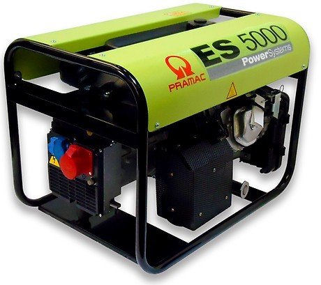 PRAMAC ES 5000 THI (AVR) benzinbetriebener Stromerzeuger 230 / 400 Volt | 6,3 kVA