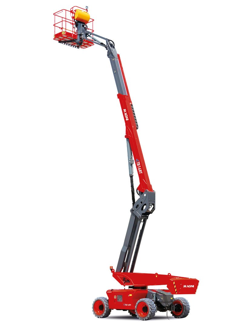 MAGNI ETB16RT Elektro-Teleskop-Arbeitsbühne geländegängig 16,2 mtr.