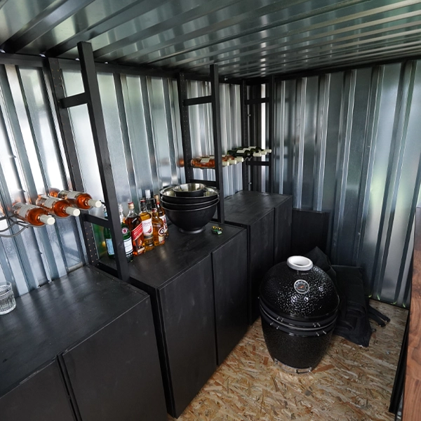 Bar Container 3×2 Meter Schwarz RAL 9005 – Bild 4
