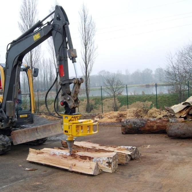 RABAUD FRH 406 | Kegelspalter für Minibagger 5,0 – 7,0 to. – Bild 2