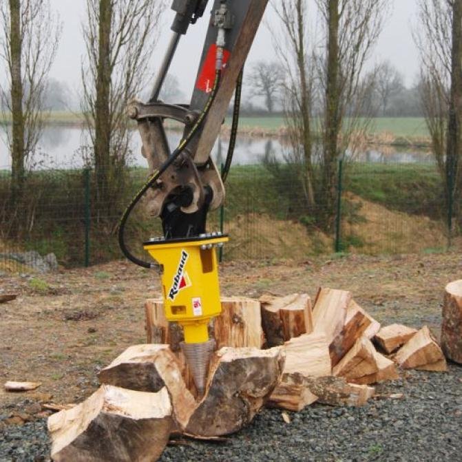RABAUD FRH 406 | Kegelspalter für Minibagger 5,0 – 7,0 to. – Bild 3