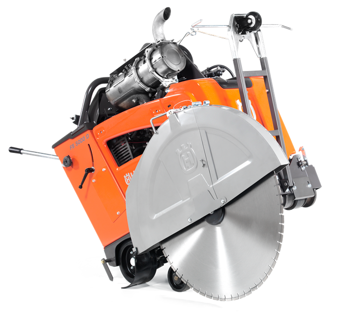 HUSQVARNA FS 5000 D dieselbetriebener & selbstfahrender Fugenschneider Ø 750 mm