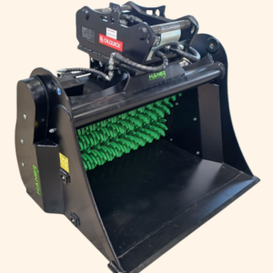 HÄNER HSS 1000-3 – Schaufel-Separator für Minibagger 4,0 – 7,0 to.