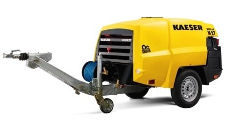 KAESER MOBILAIR M27 – Baukompressor mit Stromerzeuger 6,5 kVA mobil