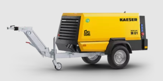 KAESER MOBILAIR M81 – Baukompressor mit Stromerzeuger 13 kVA mobil