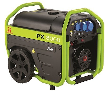 PRAMAC PX 8000 benzinbetriebener Stromerzeuger 230 Volt | 6,0 kVA (E-Starter)