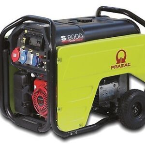 PRAMAC S 8000 THI AVR benzinbetriebener Stromerzeuger 400 V | 8,3 kVA (E-Starter)