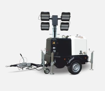PRAMAC / Generac V20 PRO HYBRID diesel-/batteriebetriebener Lichtmast