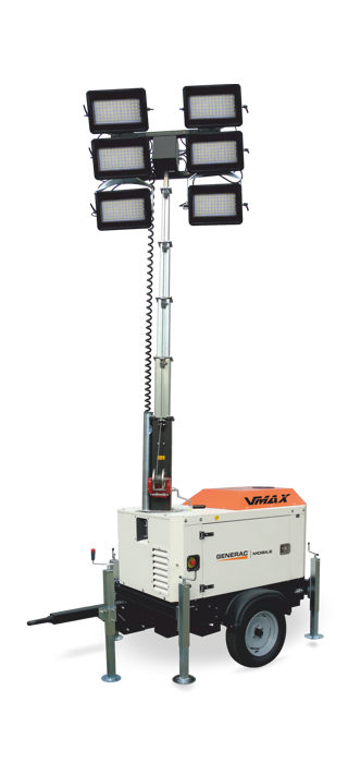 PRAMAC / Generac VMAX dieselbetriebener Lichtmast – Bild 2