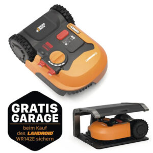 WORX 20V Akku-Mähroboter Landroid M700 18cm/700 m² mit App WR142E, inkl. Installationsmaterial-Neu