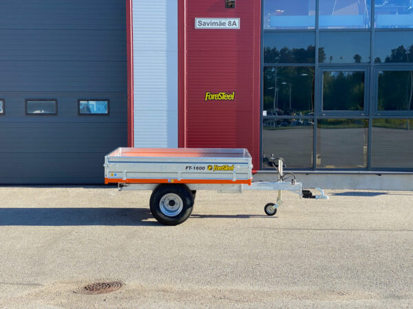 ForeSTeel Kippanhänger FT-1600 – inkl. Gitteraufsatz (mit Straßenzulassung) – Bild 4