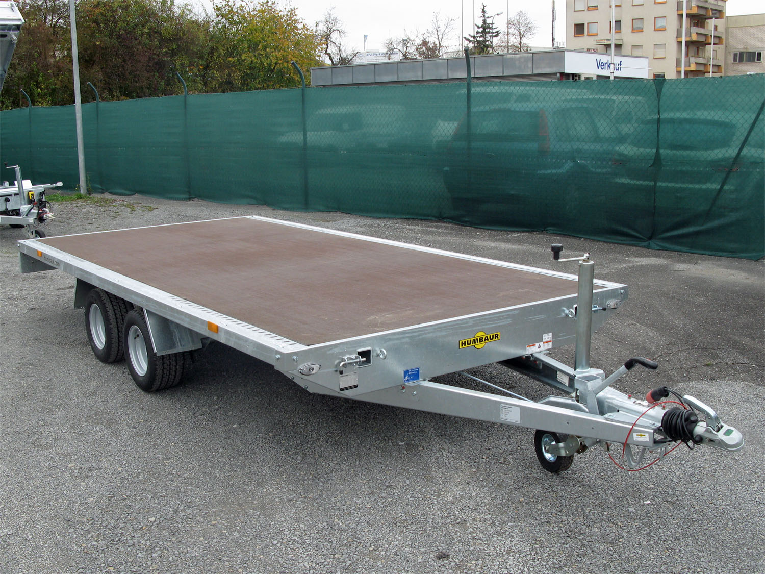Humbaur Universal 3000 Seilwinde, Alu Bordwände 350 mm, Auffahrbohlen