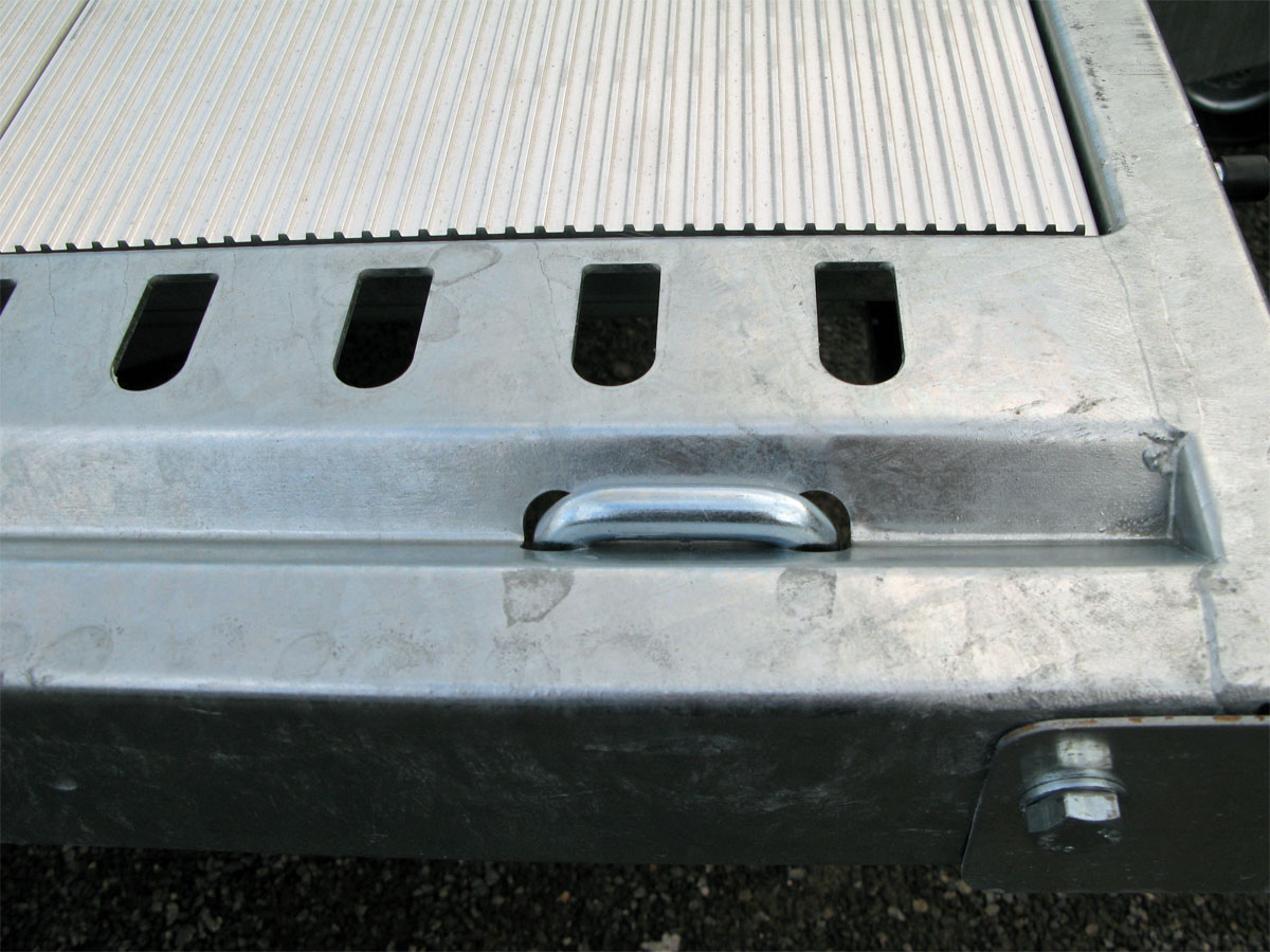Humbaur Universal 3500 Hochplane ALU BW Auffahrbohlen Aluboden – Bild 2