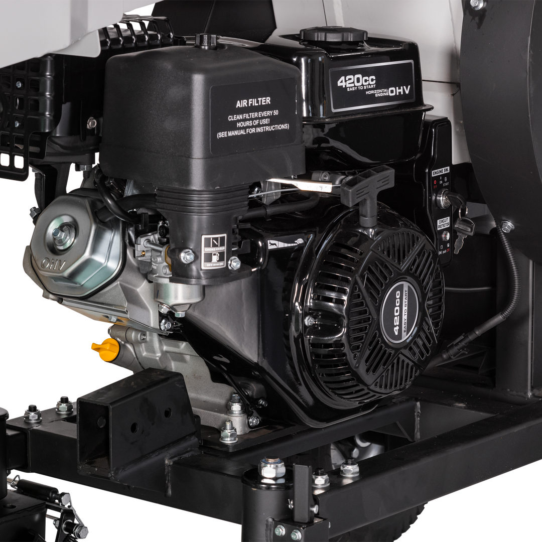LUMAG RAMBO-HM200 – Holzhacker mit Benzin-Motor zur Herstellung von Brennholz – Bild 4